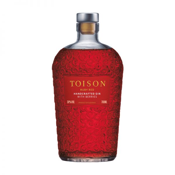 Toison Ruby Red - slovenský remeselný červený gin 38% 0,7 l